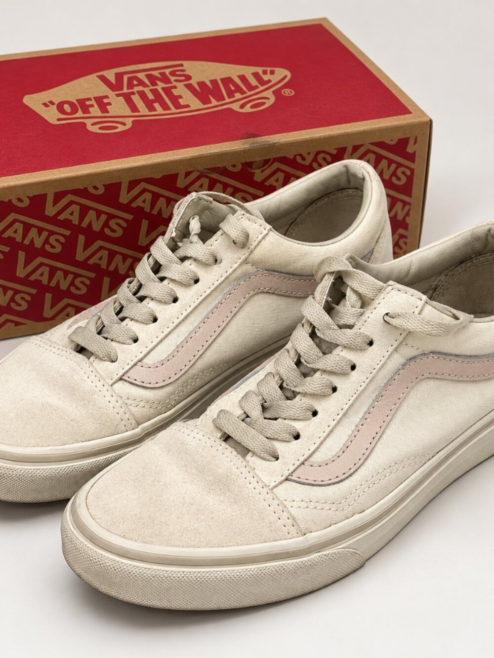 Vans Old Skool Pop Marshmallow Cream Sneakers – Women’s 6.5